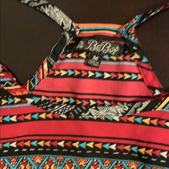 Multi colored, patterned romper. - Picture 5 of 5